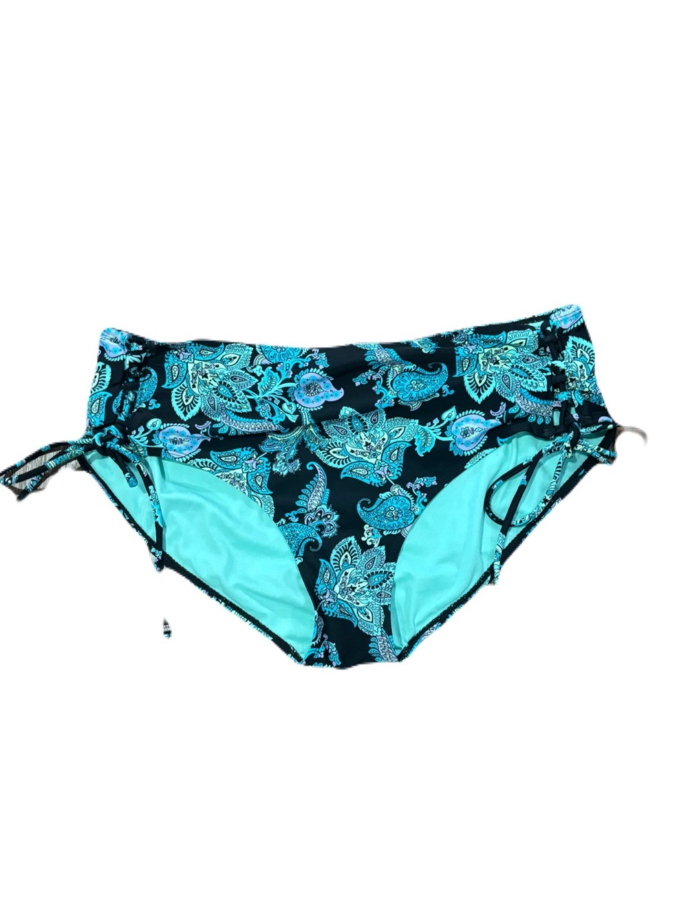 Catalina Turquoise Paisley Swim Bottoms